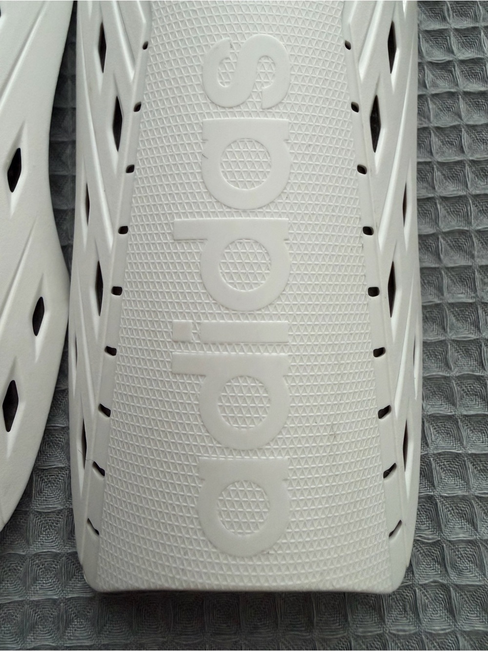 adidas White and Black Soccer Shin Guards - Picture 6 of 6